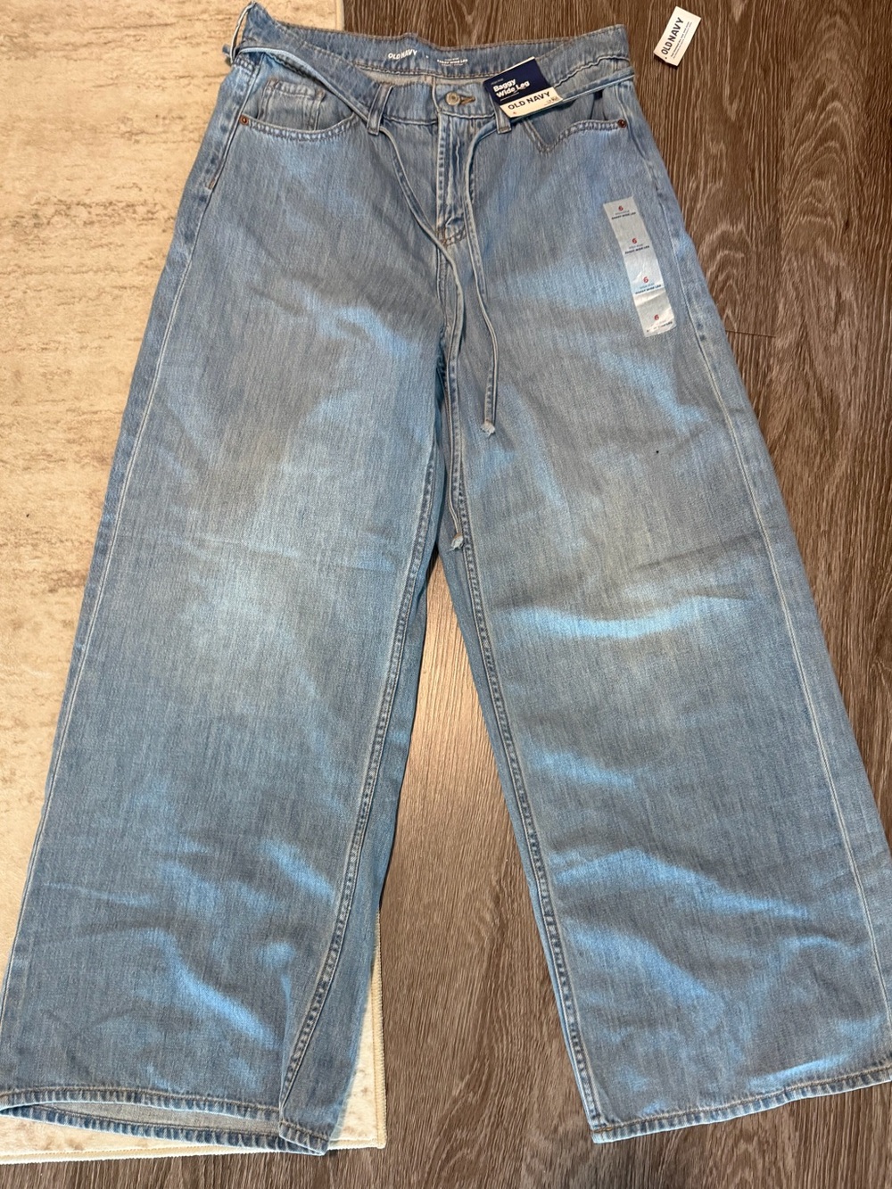 NTW Old Navy Women’s High Rise Baggy Wide Leg Jeans